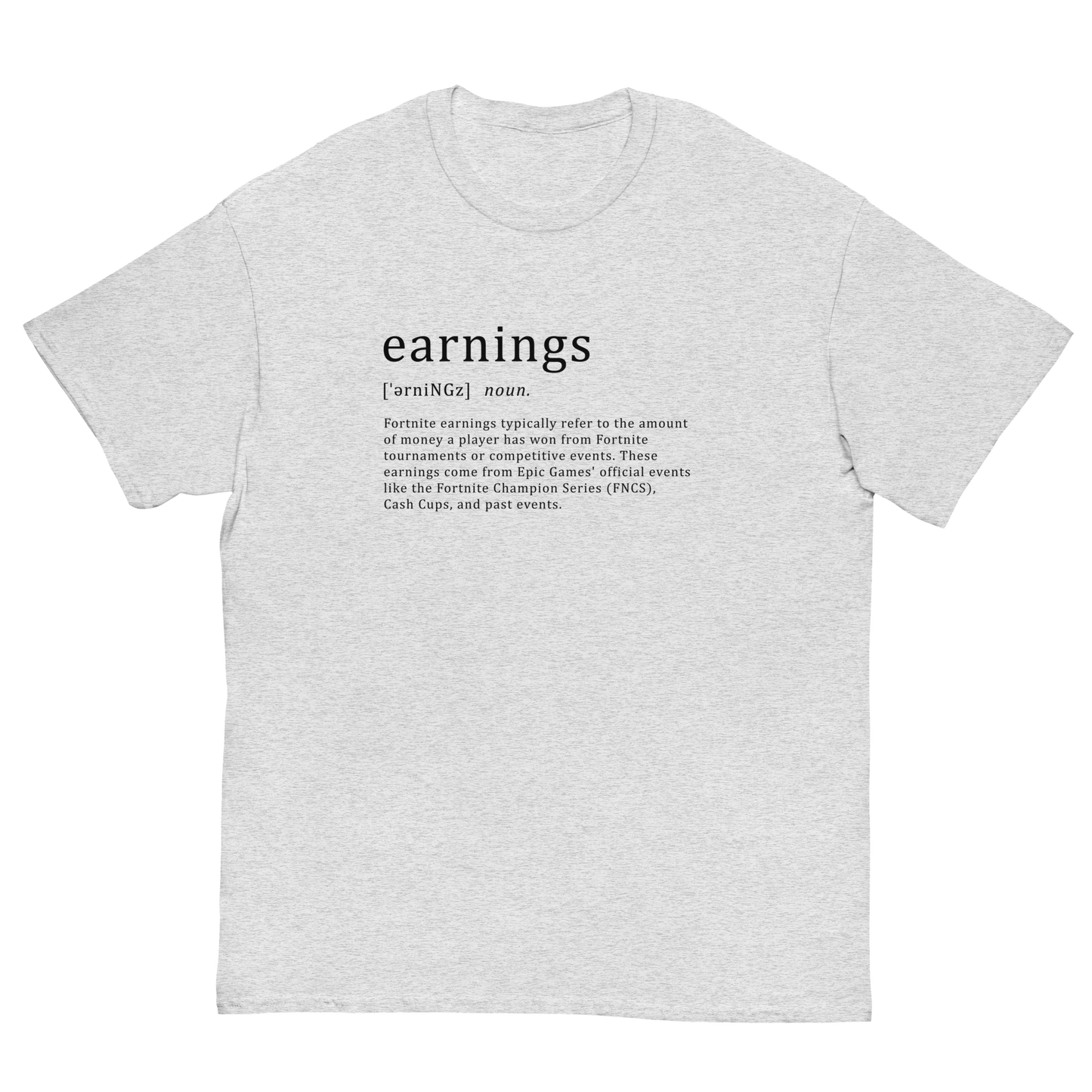 Earnings Definition Tee