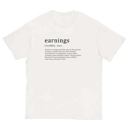 Earnings Definition Tee