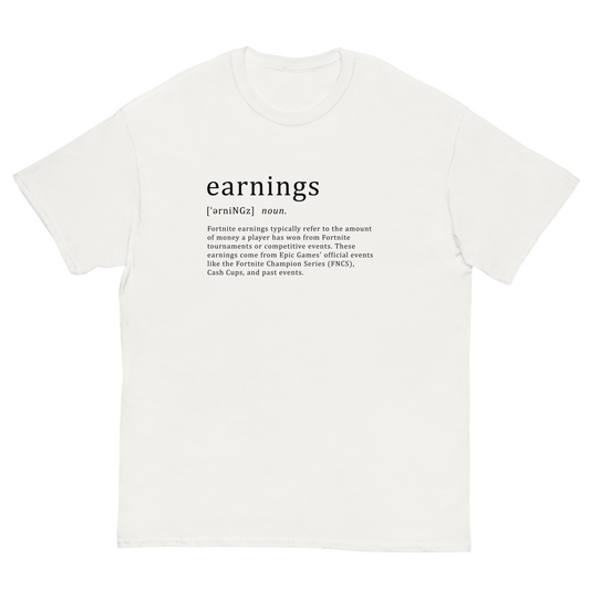 Earnings Definition Tee